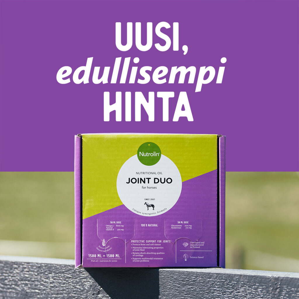 Nutrolin® HORSE Joint Duo uusi hinta