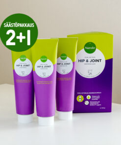 Nutrolin® HIP & JOINT 600 g – säästöpakkaus, jossa 3 tuubia 2 hinnalla!