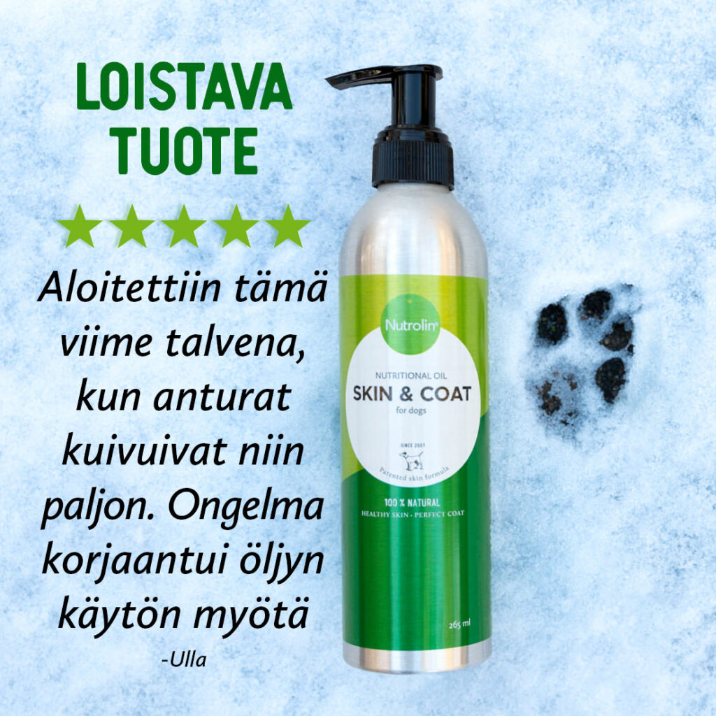 Nutrolin® SKIN & COAT arvostelu viisi tähteä